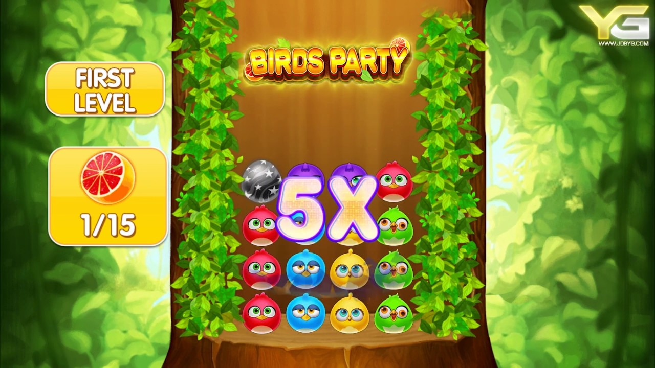 BirdsParty Deluxe Slot, festa dos pássaros, jogos de cassino online, apostas, giros grátis